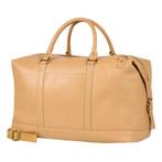 Bloomsbury Leren Weekendtas Unisex Reistas - Beige, Sieraden, Tassen en Uiterlijk, Tassen | Reistassen en Weekendtassen, Nieuw