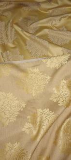 San Leucio prezioso tessuto damascato double face oro