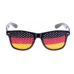 Zwarte Duitsland vlag bril voor volwassenen - Funbrillen/P.., Nieuw, Ophalen of Verzenden