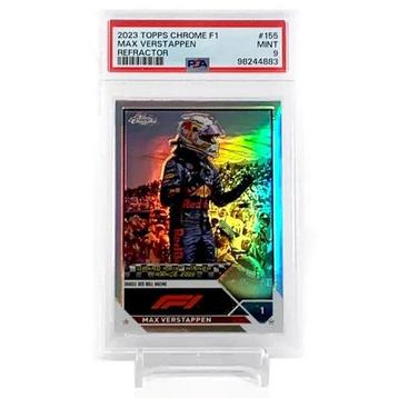 Max Verstappen – Topps Chrome F1 Refractor 2023 #155 PSA 9 beschikbaar voor biedingen