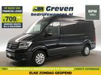 Volkswagen Crafter 2.0 TDI DSG HIGHLINE EXCLUSIVE L3 €709pm, Auto's, Automaat, Volkswagen, Zwart, Diesel