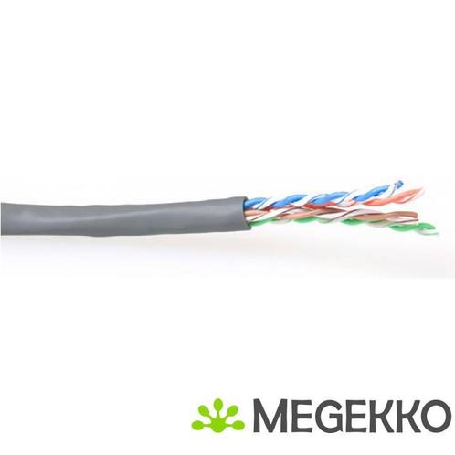 ACT CAT6 U/UTP PVC soepel patch grijs 100 m, Computers en Software, Overige Computers en Software, Nieuw, Verzenden