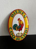 Bieres Coq Hardi – geëmailleerd reclamebord – vintage stijl, Antiek en Kunst