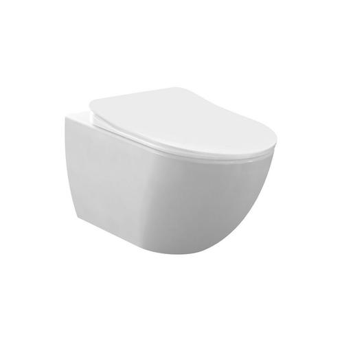 Wandcloset BWS Freedom Randloos Met Bidet Mat Wit (Exclusief, Doe-het-zelf en Verbouw, Sanitair, Overige typen, Nieuw, Ophalen of Verzenden