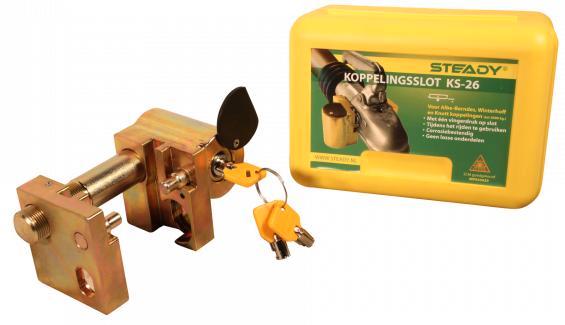 Steady KS-26 koppelingsslot - SCM gekeurd, Auto diversen, Aanhangwagen-onderdelen, Ophalen of Verzenden