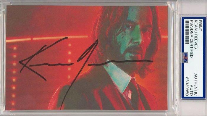 John Wick - Keanu Reeves - Signed Photo - PSA COA, Verzamelen, Film en Tv