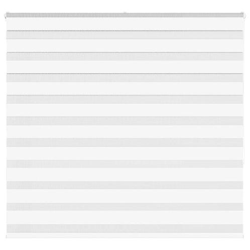 Witte Zebra Rolgordijn 165cm - Retourdeal! Kindveilig, Huis en Inrichting, Stoffering | Gordijnen en Lamellen, Wit, Nieuw, 100 tot 150 cm