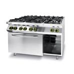 Hendi Gasfornuis 6-pits met convectieoven GN 1/1, Verzenden, Nieuw