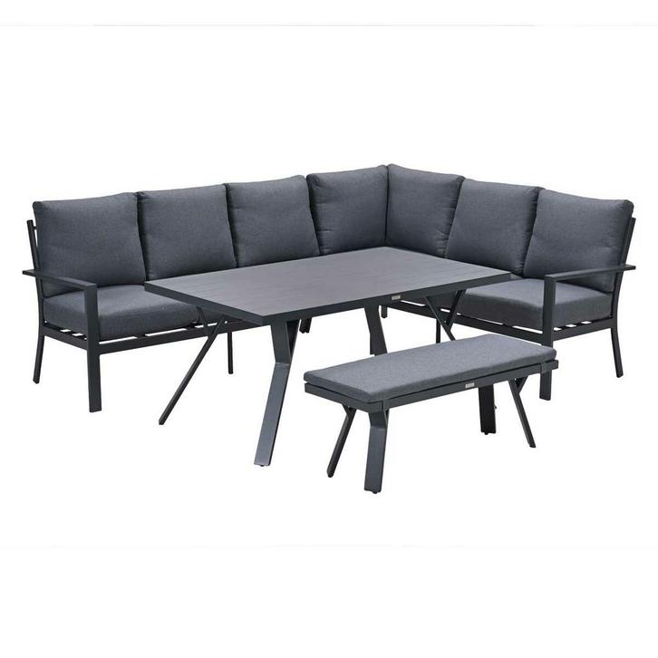 Garden Impressions Senja lounge dining set 4-delig rechts -, Tuin en Terras, Tuinsets en Loungesets, Verzenden