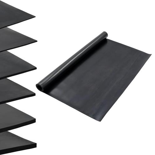 vidaXL Vloermat anti-slip 3 mm glad 1,2x2 m rubber, Doe-het-zelf en Verbouw, Vloerdelen en Plavuizen, Nieuw, Verzenden