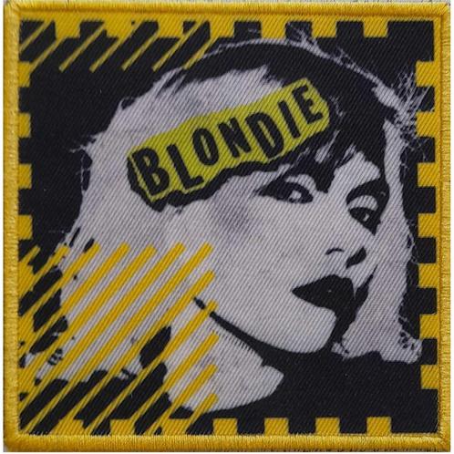 Blondie - Punk Logo Mono - Patch officiële merchandise, Verzamelen, Muziek, Artiesten en Beroemdheden, Kleding, Nieuw, Ophalen of Verzenden