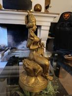 Beeld, Statue saraswati - 38 cm - Brons