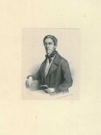 Portrait of Guillaume Groen van Prinsterer, Antiek en Kunst, Kunst | Etsen en Gravures