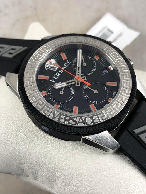 Versace - Greca Action Chronograph - VE3J002 22 - Heren -, Sieraden, Tassen en Uiterlijk, Horloges | Heren