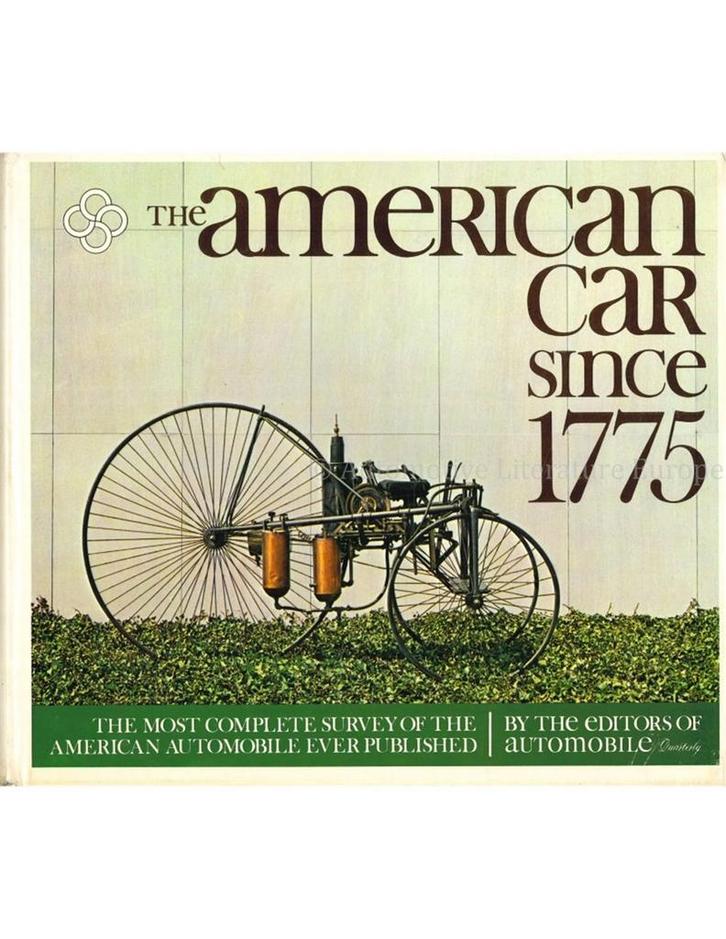THE AMERICAN CARS SINCE 1775, THE MOST COMPLETE SURVEY OF, Boeken, Auto's | Boeken