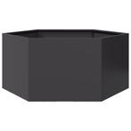Plantenbak Zeshoek Zwart - Retourdeal - 41% Korting!, Tuin en Terras, 100 cm of meer, Nieuw, Ophalen of Verzenden, Metaal