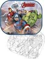 Marvel Zonnescherm The Avengers 2 Stuks 45 X 36 Cm + Kleurpl, Kinderen en Baby's, Autostoeltjes, Nieuw, Overige merken, Overige methoden
