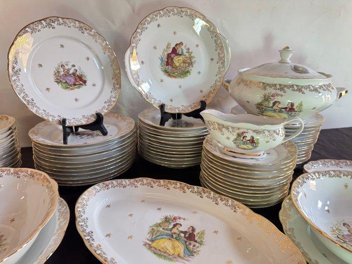 Chadelaud, LIMOGES, - Ferdinand Deshoulières - Eetservies, Antiek en Kunst, Antiek | Meubels | Tafels
