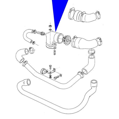 THERMOSTAATHUIS VETUS M3.10, Watersport en Boten, Bootonderdelen, Nieuw, Zeilboot of Motorboot, Ophalen of Verzenden
