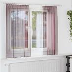 vidaXL Gordijnen voile met roedezakken 2 st paars, Huis en Inrichting, Verzenden, Nieuw