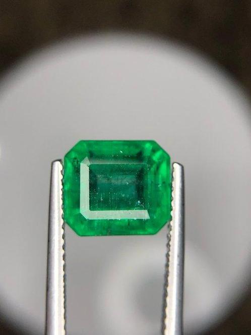 Groen Smaragd - 4.66 ct - nternational Colored Gemstone, Sieraden, Tassen en Uiterlijk, Edelstenen