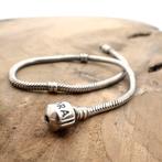 Pandora armband; Zilver; Snake Chain | 24 cm, Sieraden, Tassen en Uiterlijk, Gebruikt, Ophalen of Verzenden, Zilver, Overige kleuren