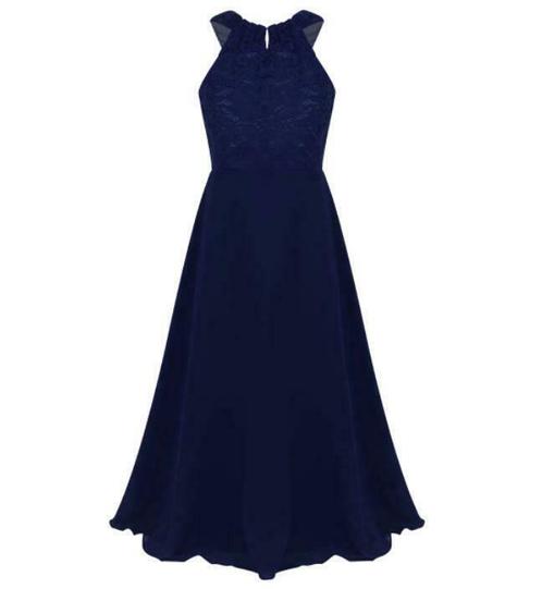 Galajurk Thirzah - marineblauw - maat 116/122, Kinderen en Baby's, Kinderkleding | Maat 116, Meisje, Nieuw, Jurk of Rok, Ophalen of Verzenden