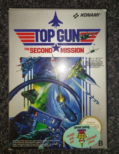 Top Gun the second mission (NES tweedehands game), Spelcomputers en Games, Games | Nintendo NES, Zo goed als nieuw, Ophalen of Verzenden