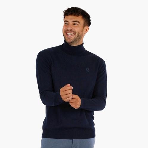 -48% Q1905  Q1905 Coltrui bennekom donker  maat M, Kleding | Heren, Truien en Vesten, Blauw, Nieuw, Verzenden
