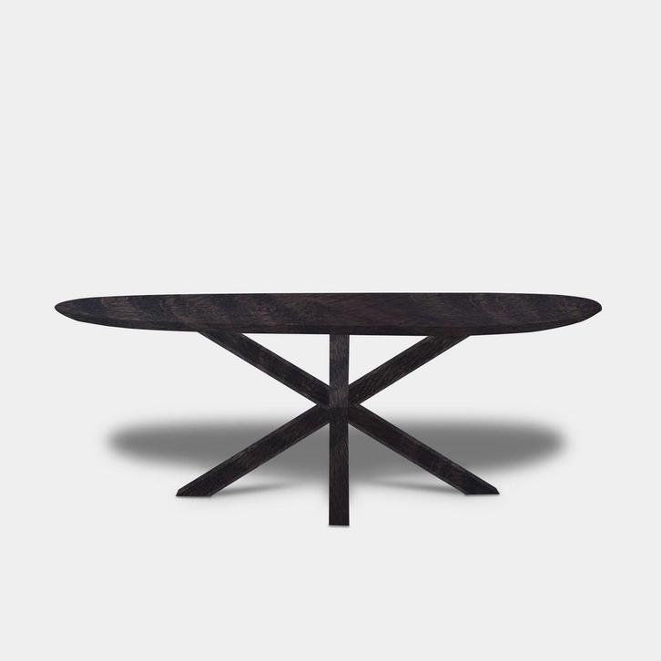 Tafel organisch eikenhout  Matrix Hout  230x105, Huis en Inrichting, Tafels | Eettafels