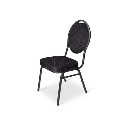 Stapelstoel Sidney stalen frame en foam rug en zitting Zw..., Huis en Inrichting, Stoelen, Nieuw, Verzenden