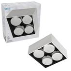 LEDs Light Cube LED Plafondlamp - 4 lichtpunten - Draaibaar, Verzenden, Nieuw