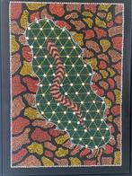 Schilderij 76cm in Aboriginal Dots Art Stijl (Zonder