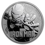 Tuvalu - Marvel Series - Iron Man 1 oz 2018 (50.000 oplage), Postzegels en Munten, Verzenden, Losse munt, Zilver