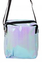 Handtasje Slangenleer print Turquoise, Ophalen of Verzenden, Nieuw