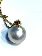 Zonder Minimumprijs - Hanger - 18 karaat Geel goud Parel -, Sieraden, Tassen en Uiterlijk, Antieke sieraden