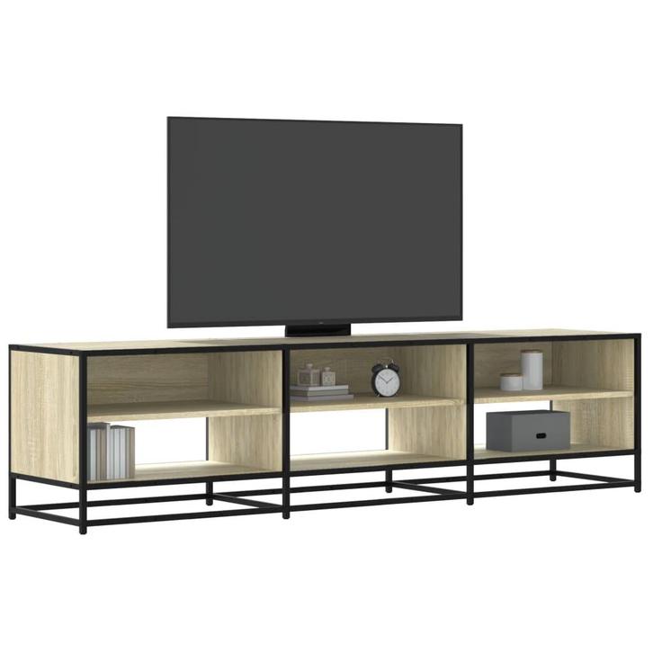 vidaXL Tv-meubel 18x40x46 cm bewerkt hout sonoma, Huis en Inrichting, Kasten | Televisiemeubels, Nieuw, Overige houtsoorten, Verzenden