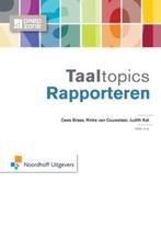 Taaltopics - Rapporteren, 9789001862466, Zo goed als nieuw, Studieboeken, Verzenden