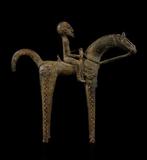 Bronzen ruiterfiguur - Dogon - Mali, Antiek en Kunst, Kunst | Niet-Westerse kunst