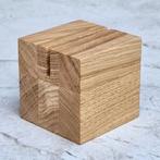 HOCHO Eikenhouten Kaartenhouder 60x60x60 mm – Luxe en Fun., Huis en Inrichting, Ophalen of Verzenden, Nieuw