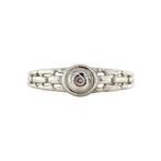 Ring met zirkonia 8 krt, Sieraden, Tassen en Uiterlijk, Ringen, Ophalen of Verzenden, Nieuw