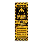 Poster Gameration Gaming Caution 53x158cm, Verzamelen, Posters, Verzenden, Nieuw, A1 t/m A3
