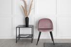 Eetkamerstoel - Nina - Roze - Fluweel - Jörn, Huis en Inrichting, Stoelen, Verzenden, Nieuw