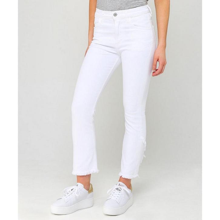 Citizens of Humanity • witte Drew Fray Flare • W25, Kleding | Dames, Broeken en Pantalons, Wit, Nieuw, Verzenden