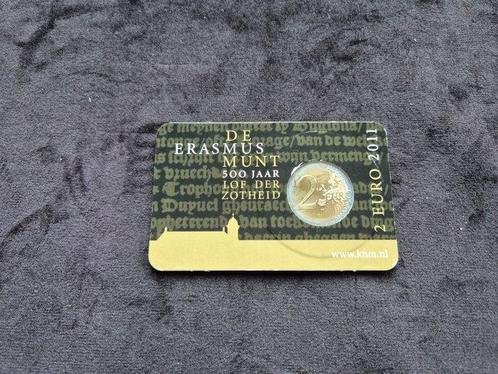 Nederland. 2 Euro 2011 Erasmus (Zonder Minimumprijs), Postzegels en Munten, Munten | Europa | Euromunten