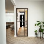 Stalen Binnendeur Brons 6 Vlaks Helder glas Luxe design, Doe-het-zelf en Verbouw, Deuren en Horren, Minder dan 80 cm, Binnendeur