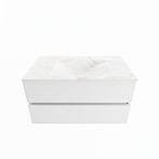 MONDIAZ VICA-DLUX 90cm badmeubel onderkast Talc 2 lades., Ophalen of Verzenden, Nieuw, Bad