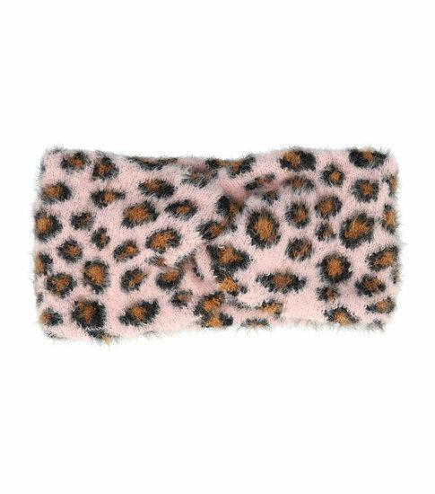 Haarband Twist Soft Panter Print 10cm Zwart Bruin Licht Roze, Sieraden, Tassen en Uiterlijk, Uiterlijk | Haarverzorging, Verzenden