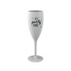 Champagne Glas Wit Party Herbruikbaar 120ml, Hobby en Vrije tijd, Nieuw, Verzenden