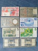 Nederland. - 8 banknotes - various dates (Zonder, Postzegels en Munten, Munten | Nederland